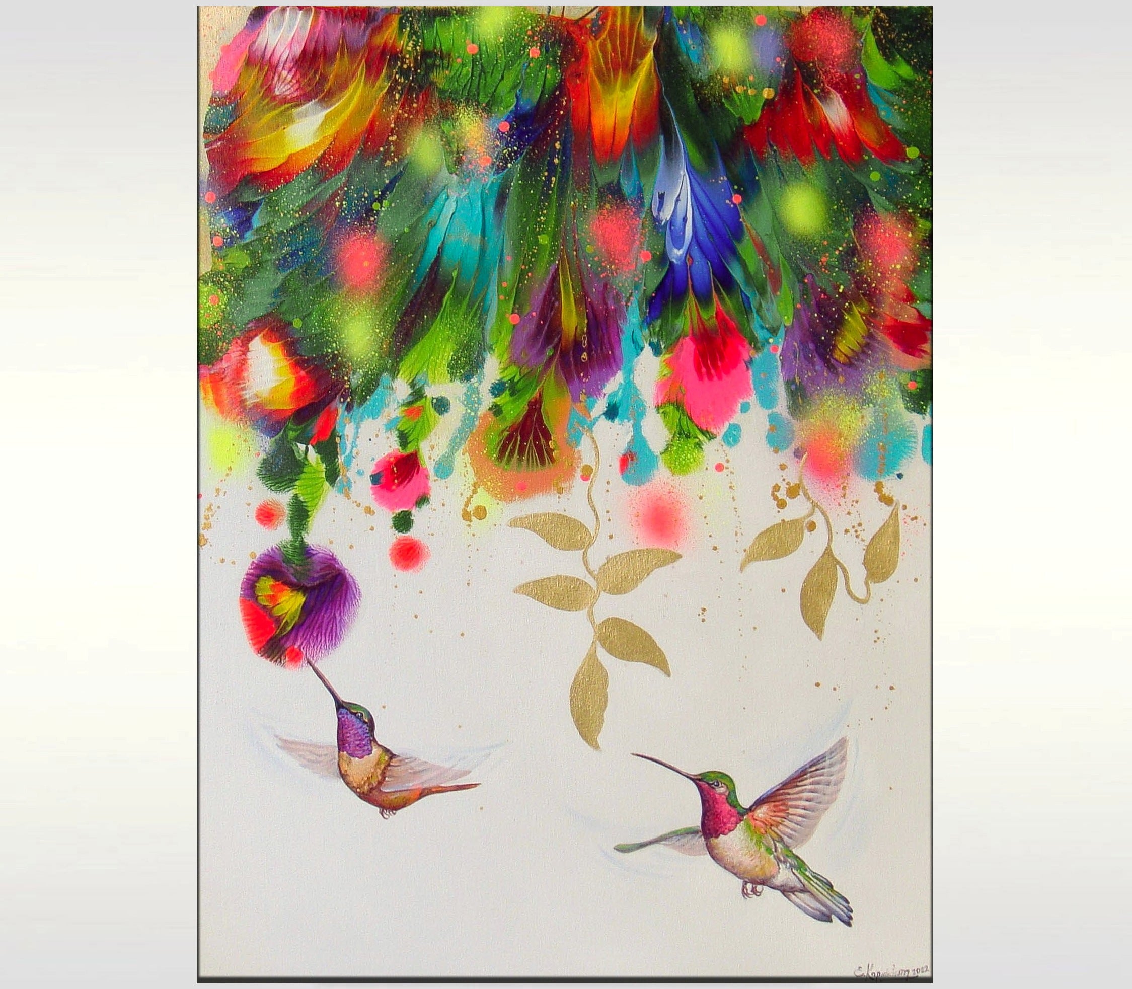 Flowers and Hummingbirds