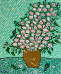 Roses in a Putty Vase