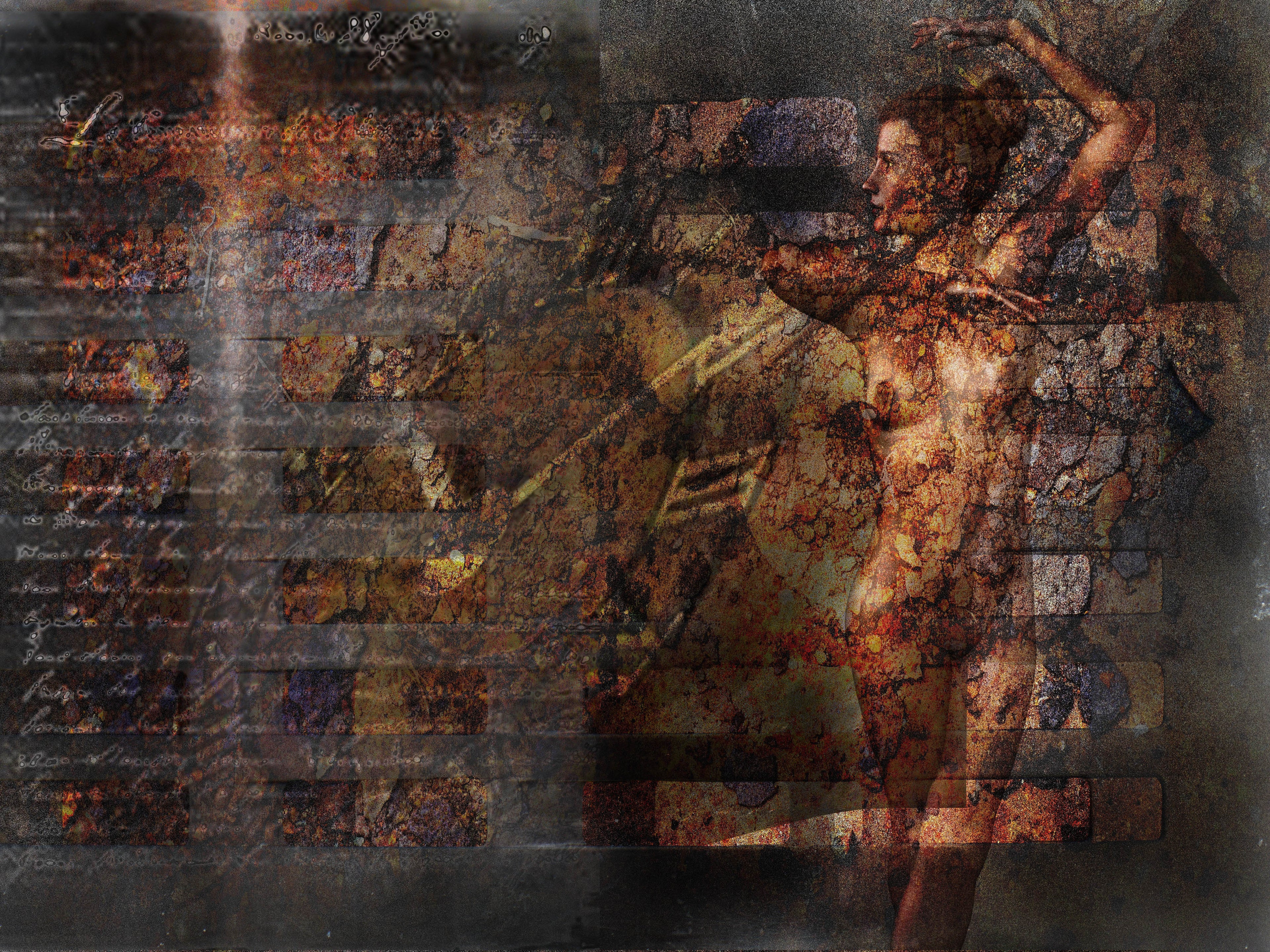 Cora Thwaites montage - Ltd Ed of three - A4 Archival Print - Ref 02