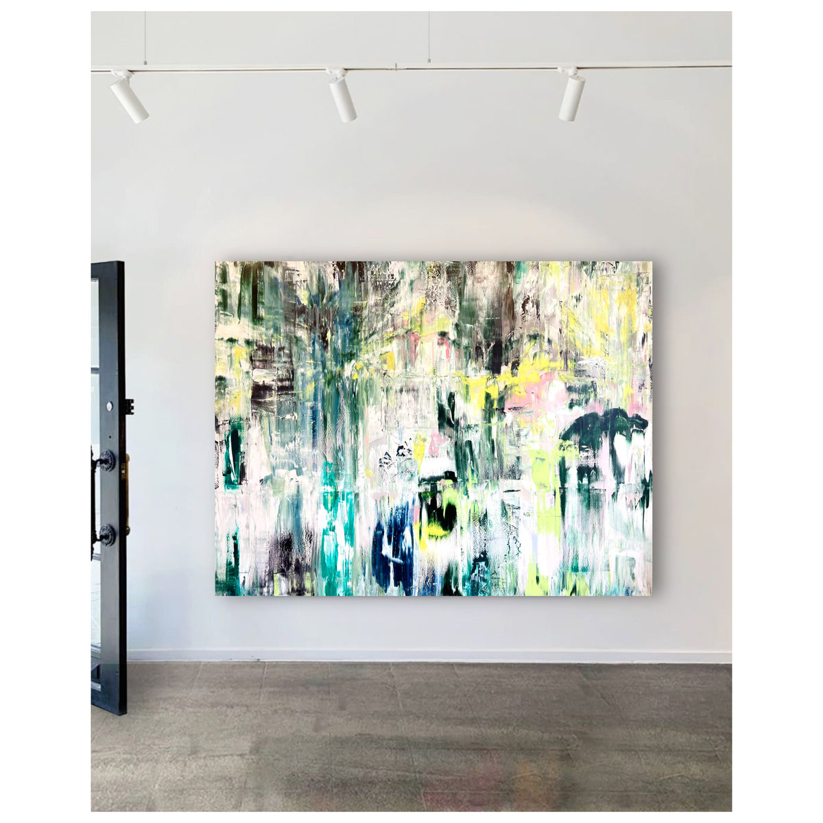 Rays of light - Oversized abstract art XXL