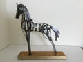 Defiance steel horse sculpture