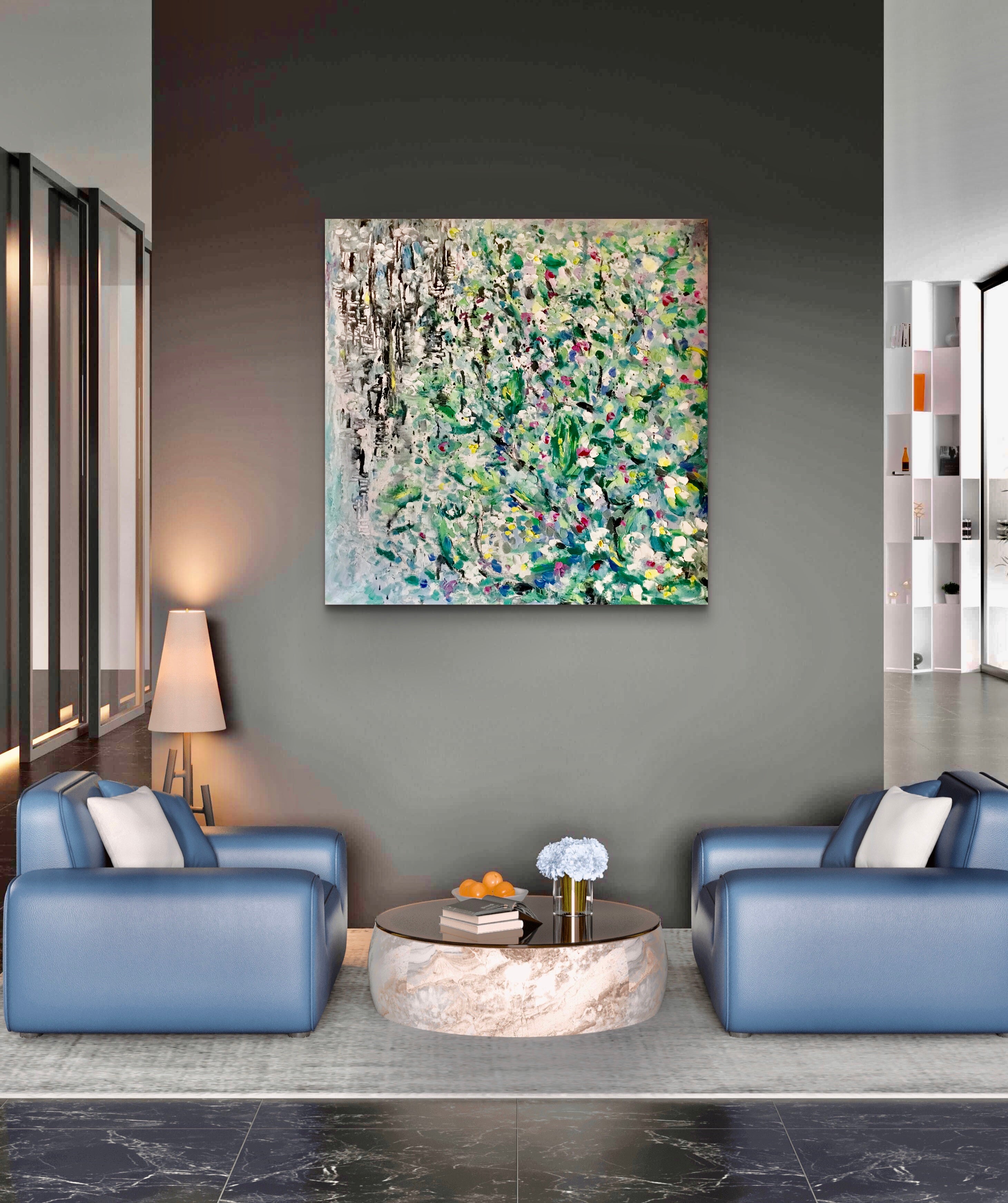 Spring coming -original oil painting on canvas