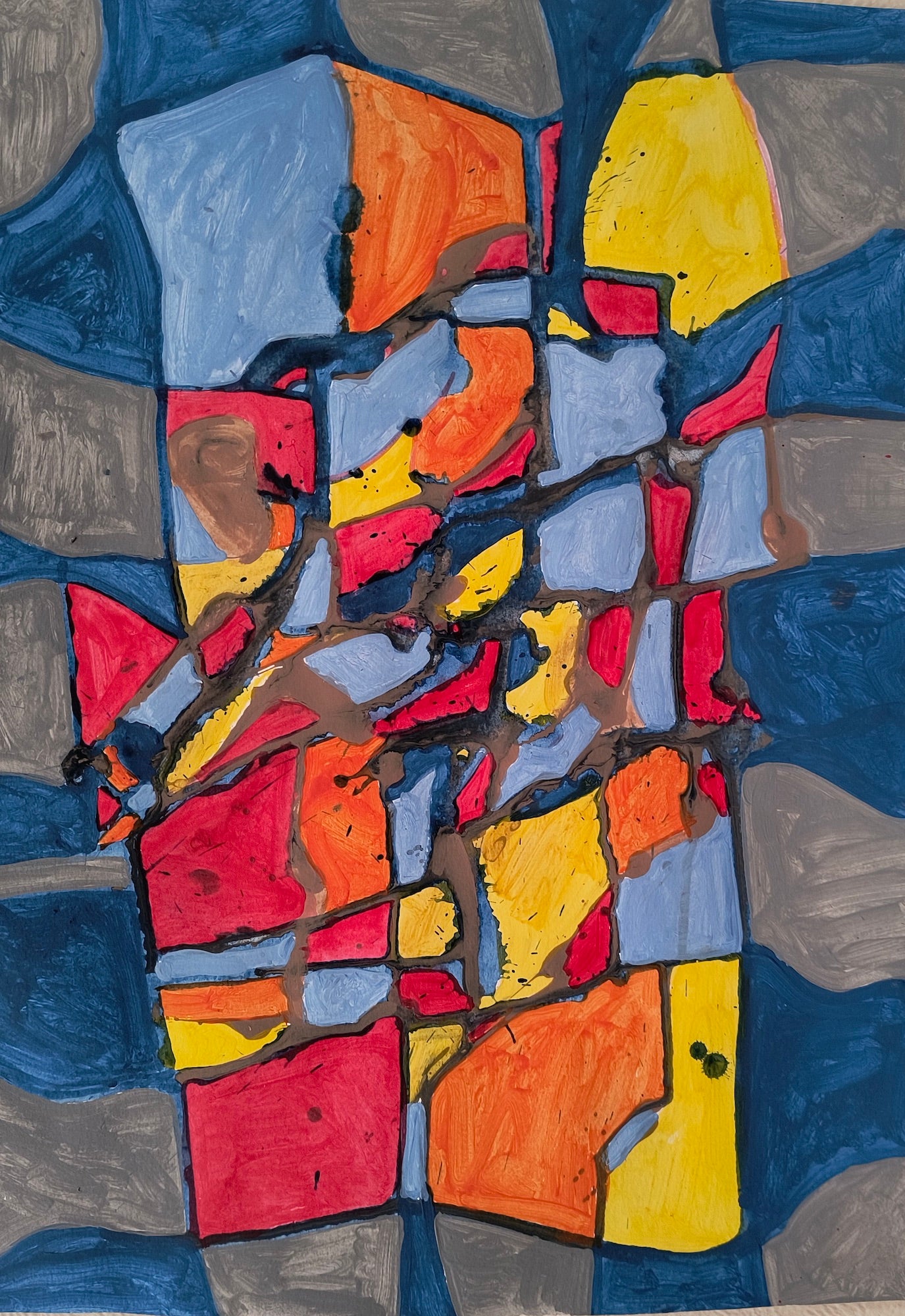 Damaged grid
