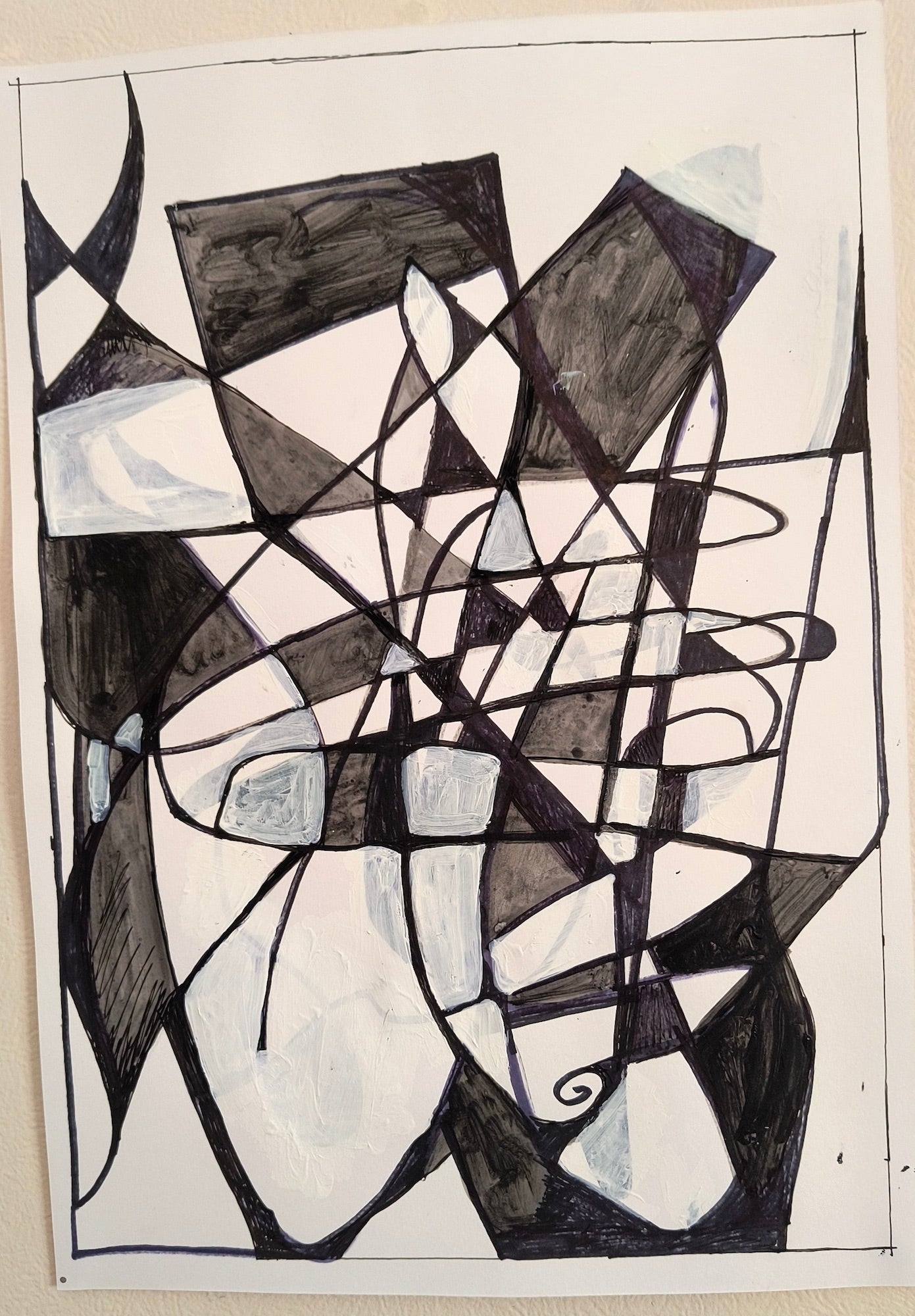 Composition in Black and white number 2
