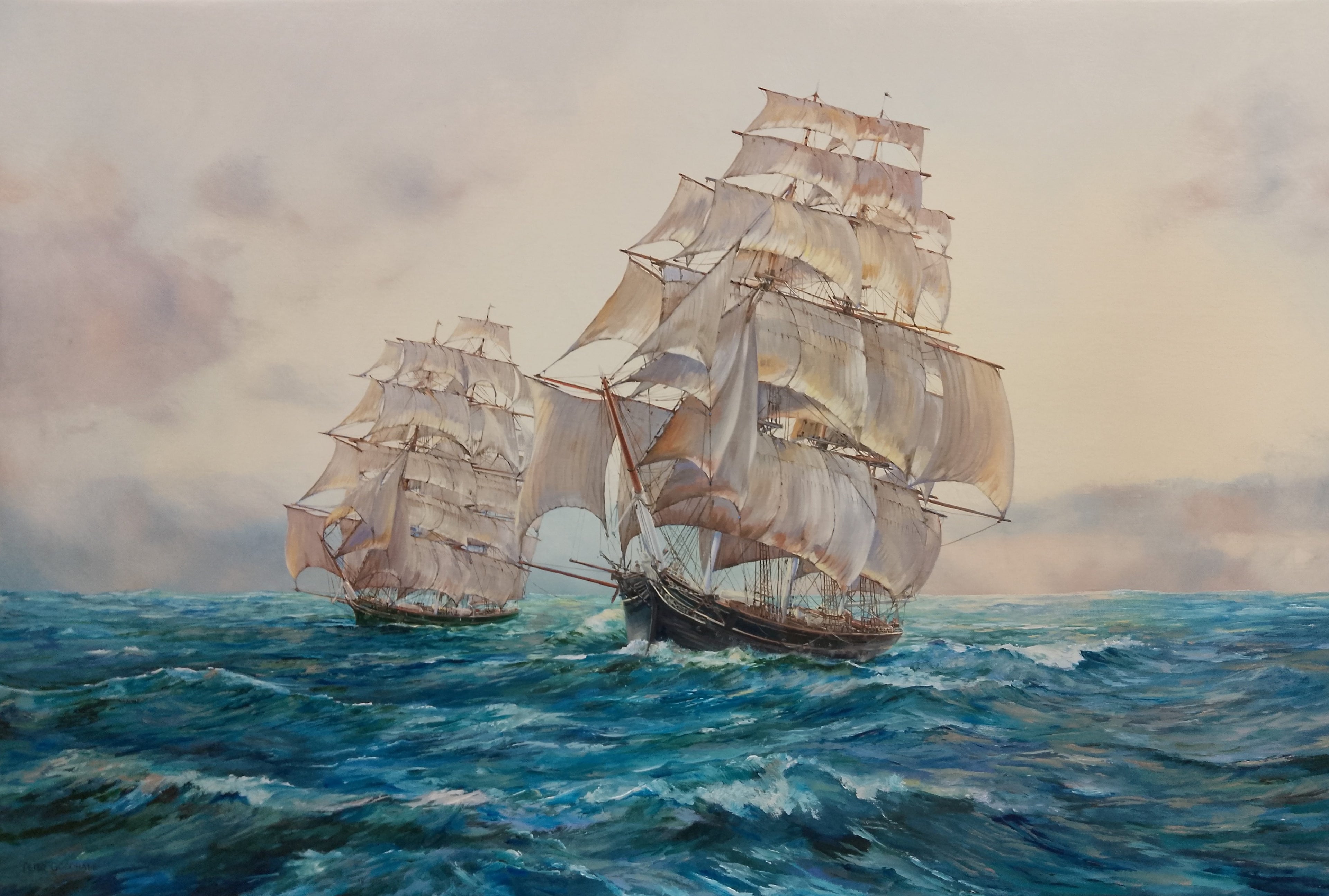 THE CUTTY SARK & THERMOPYLAE RACING HOME, 1872