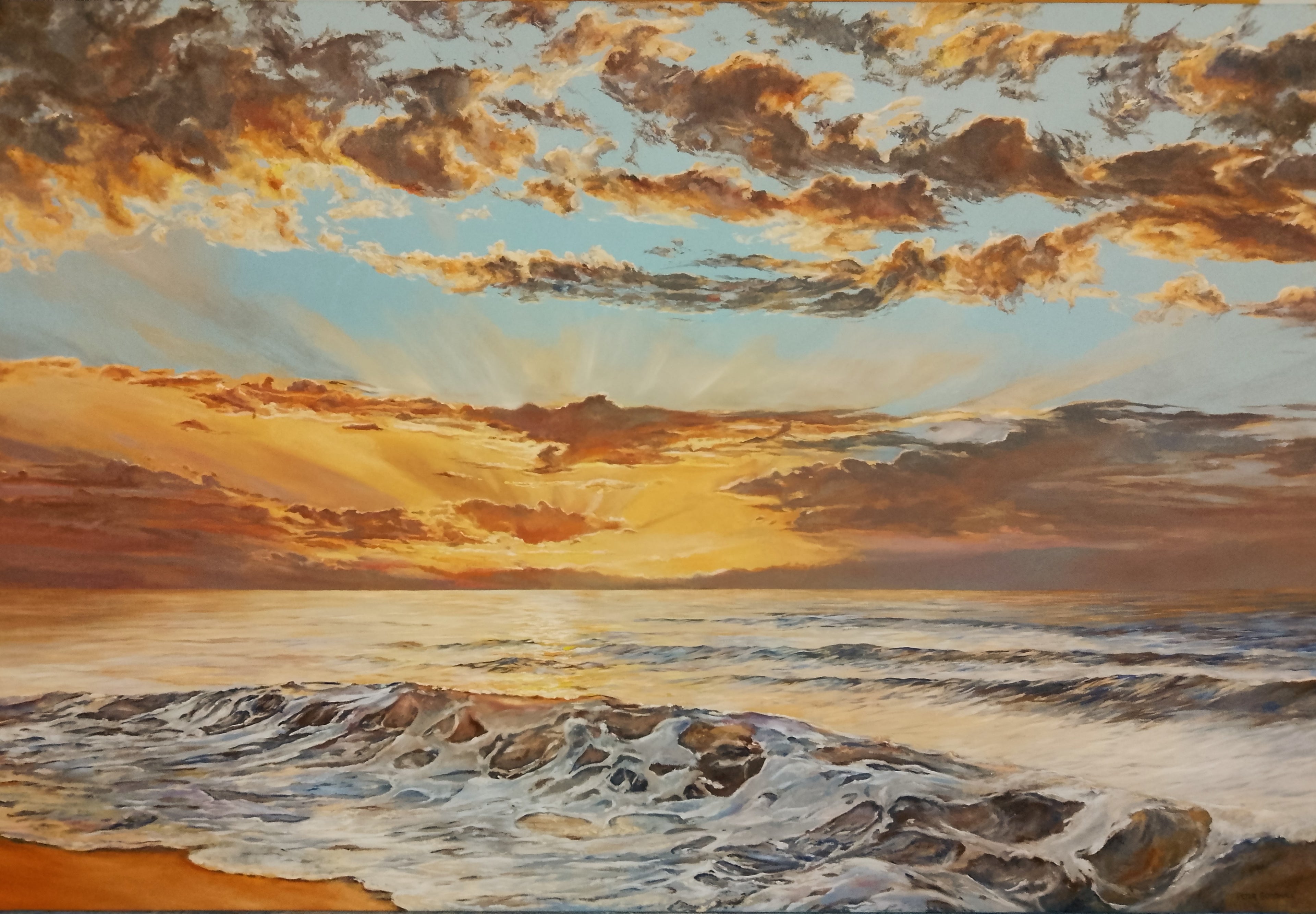 A MAGICAL OCEAN SUNSET