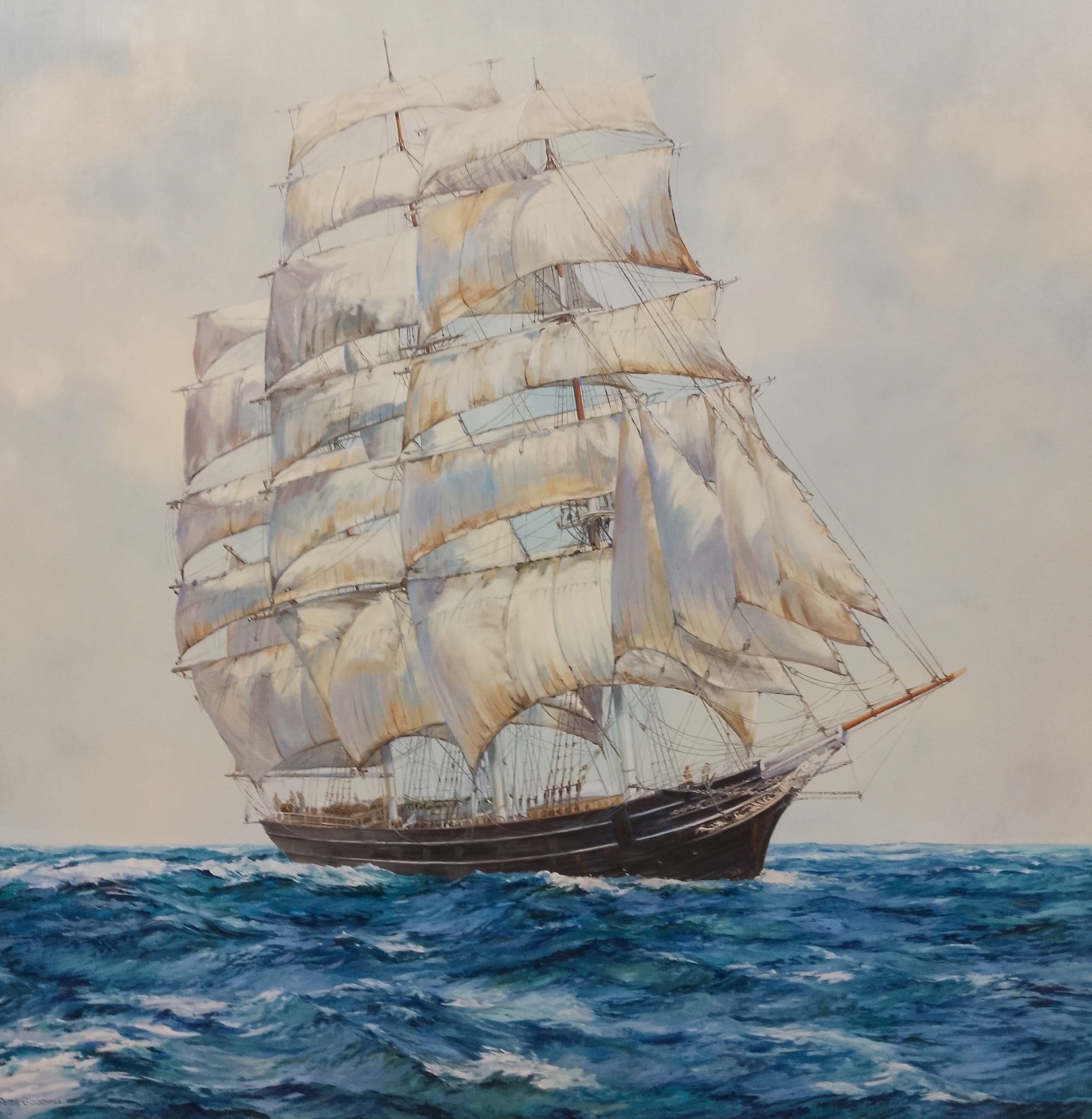 THE CUTTY SARK IN FINE WEATHER