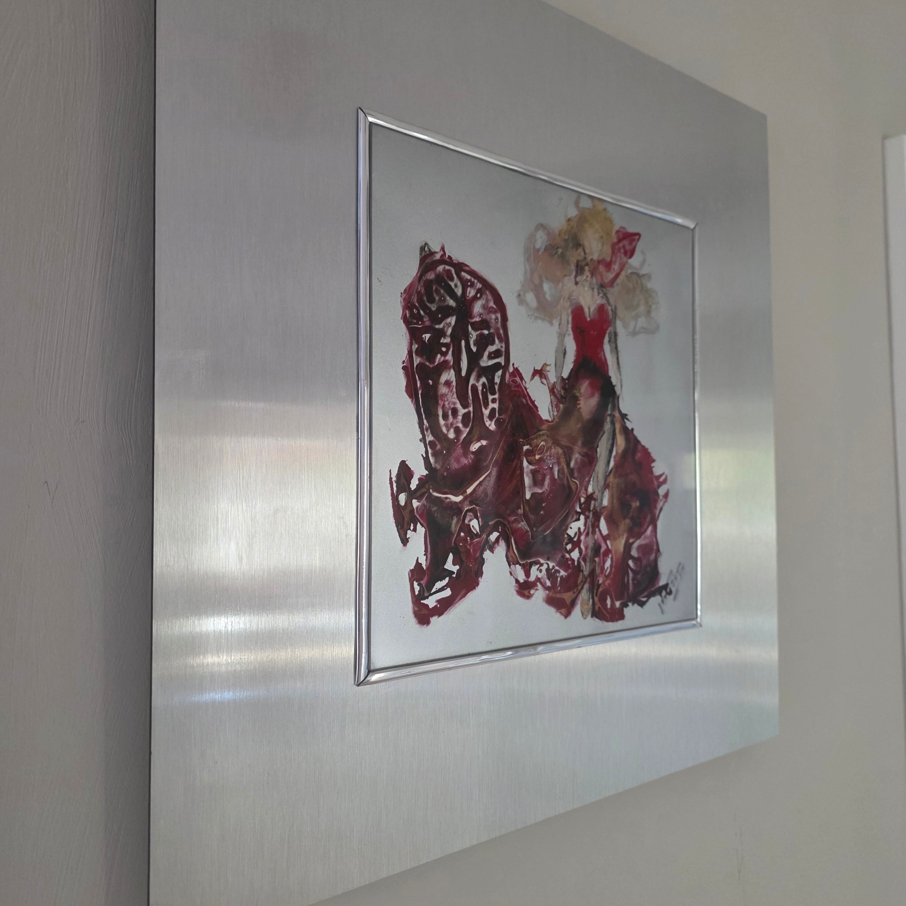 Queen of Hearts ( acrylic glass original)