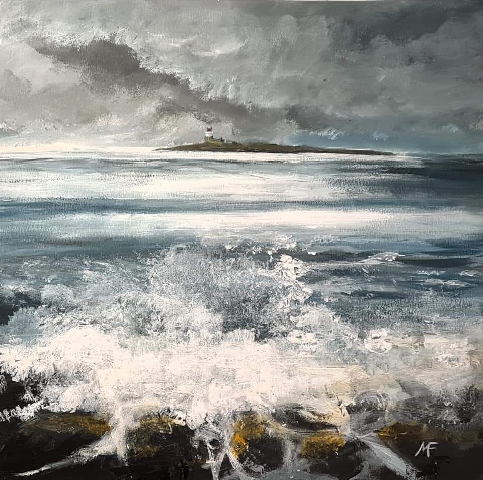 Storms close in on Coquet Island
