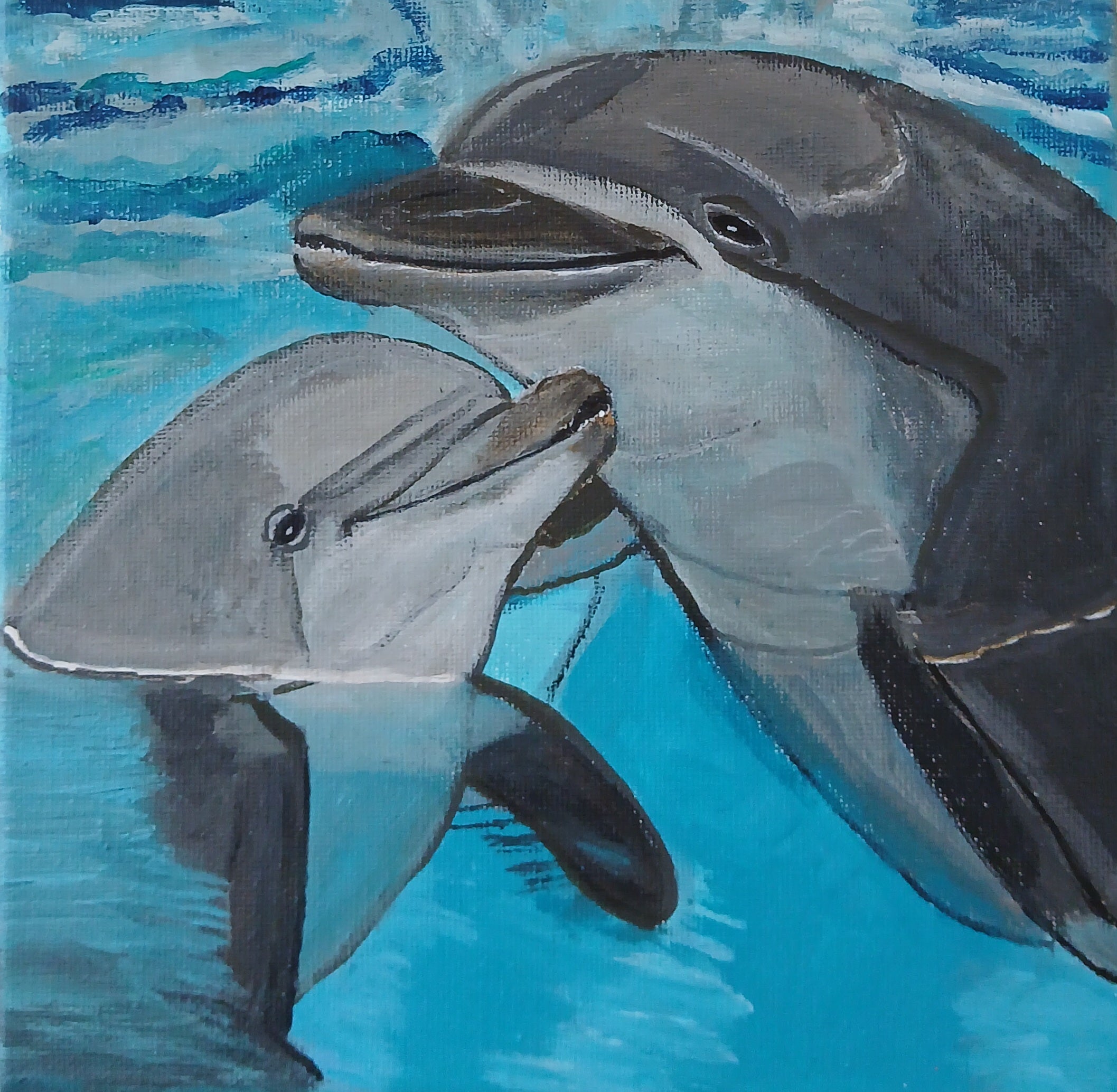 Dolphins Having Fun