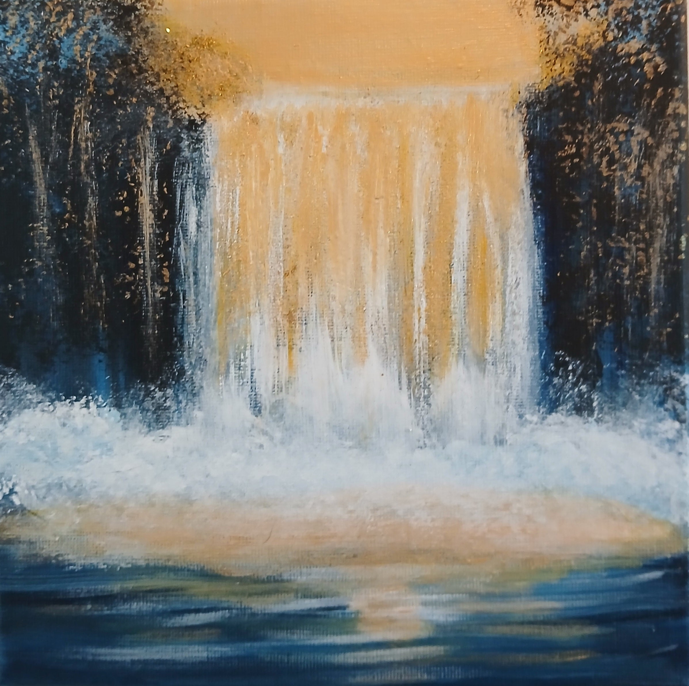 Magical waterfall
