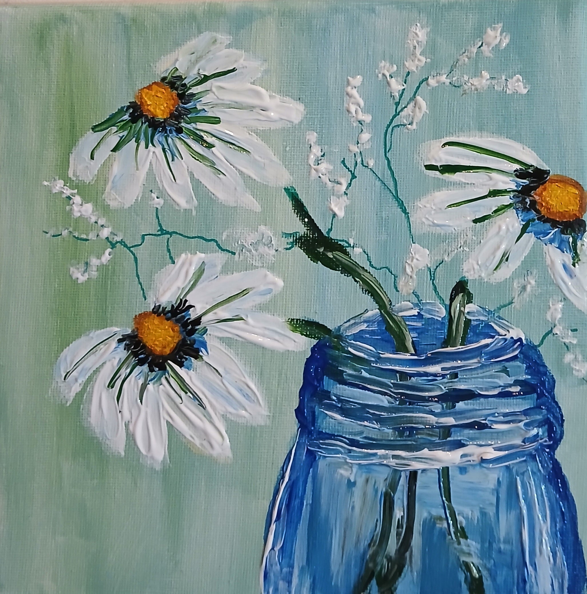 Daisies in a vase