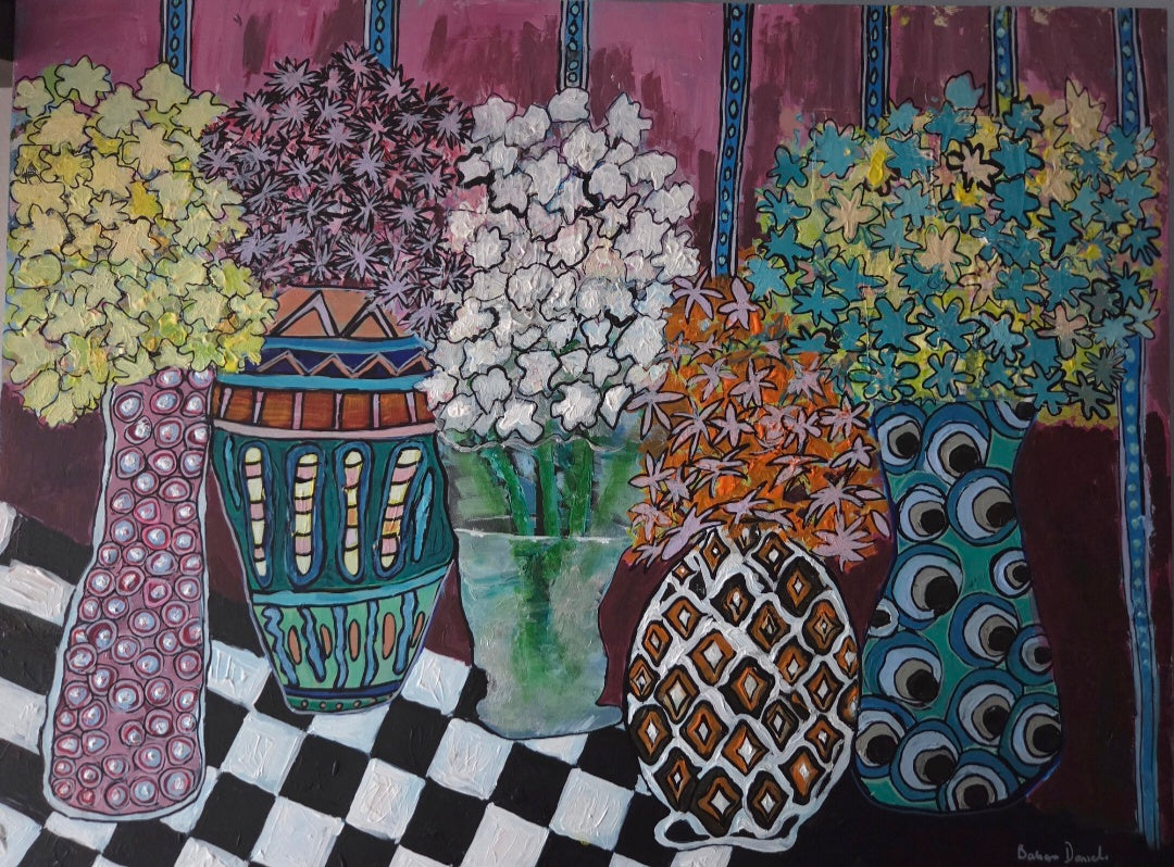 Gteeting Flowers in the hallway