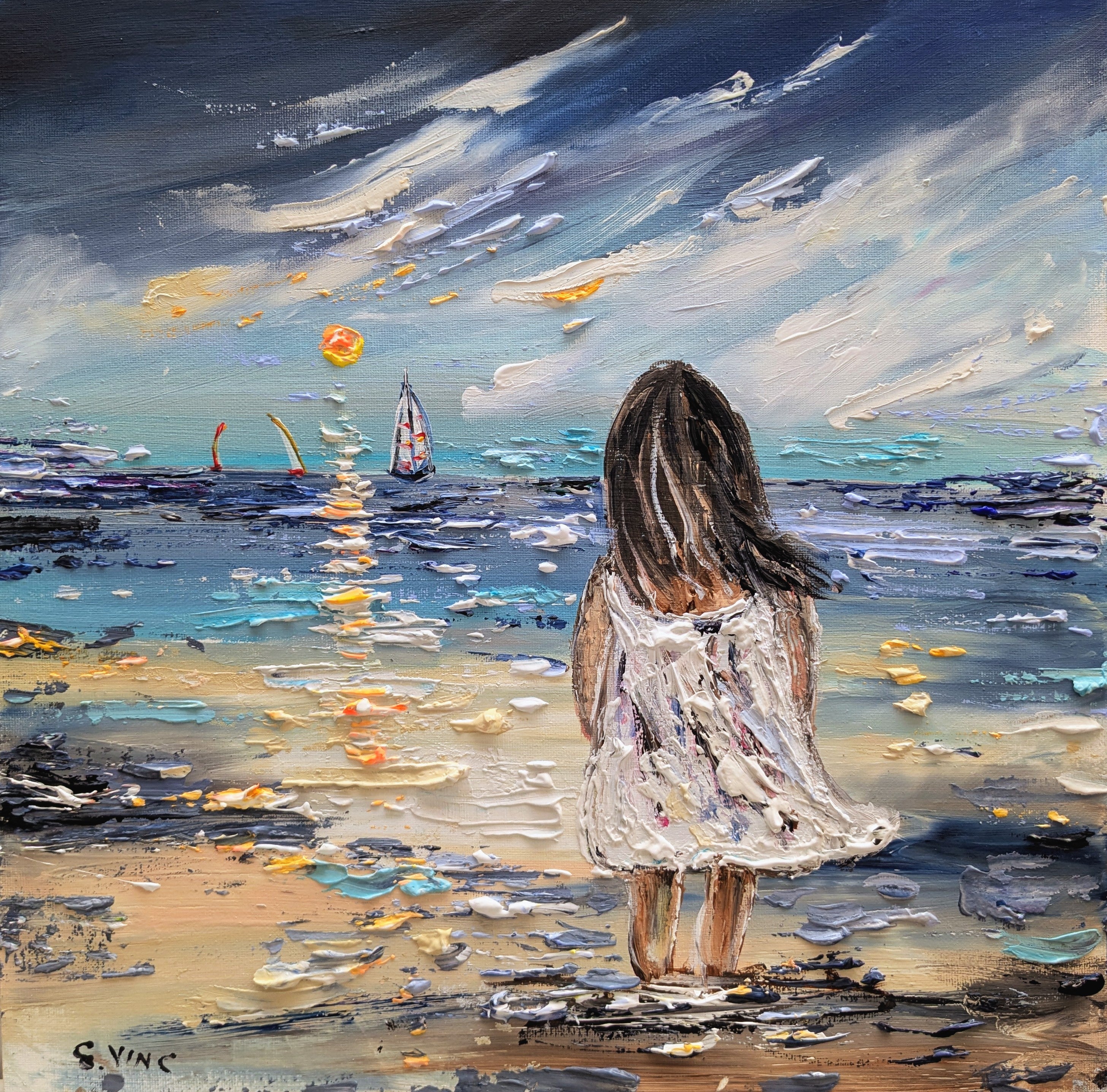 Girl on the beach