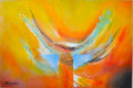 The Sky's Crown, Acrylic on canvas, 24x36 inch, SKU 1111
