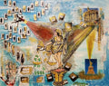 The Lady Themis, Acylic, photocollage, 24x30 inch SKU 1146