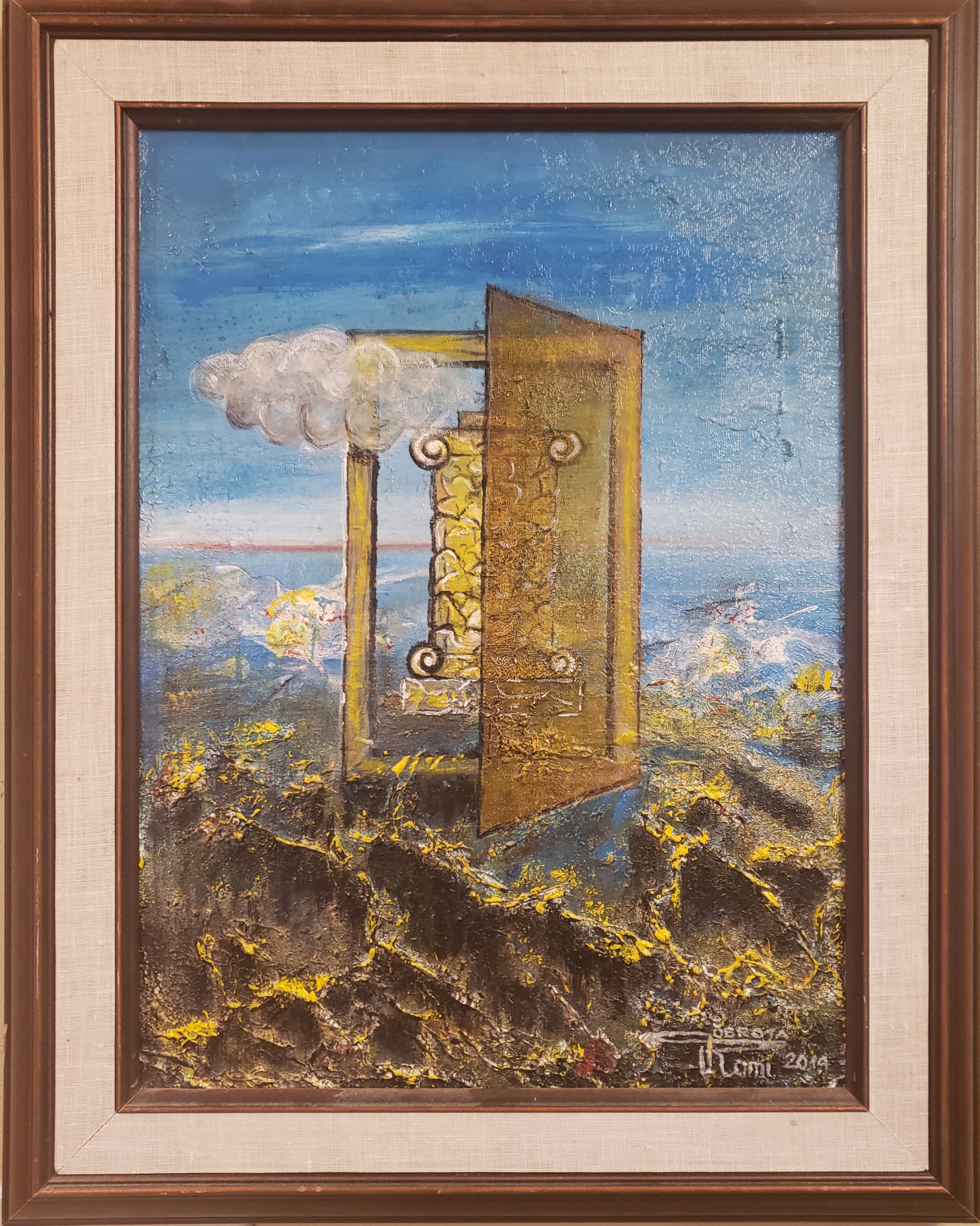 Between 2 life, acrylic, 30.5x40.5 cm SKU 1191