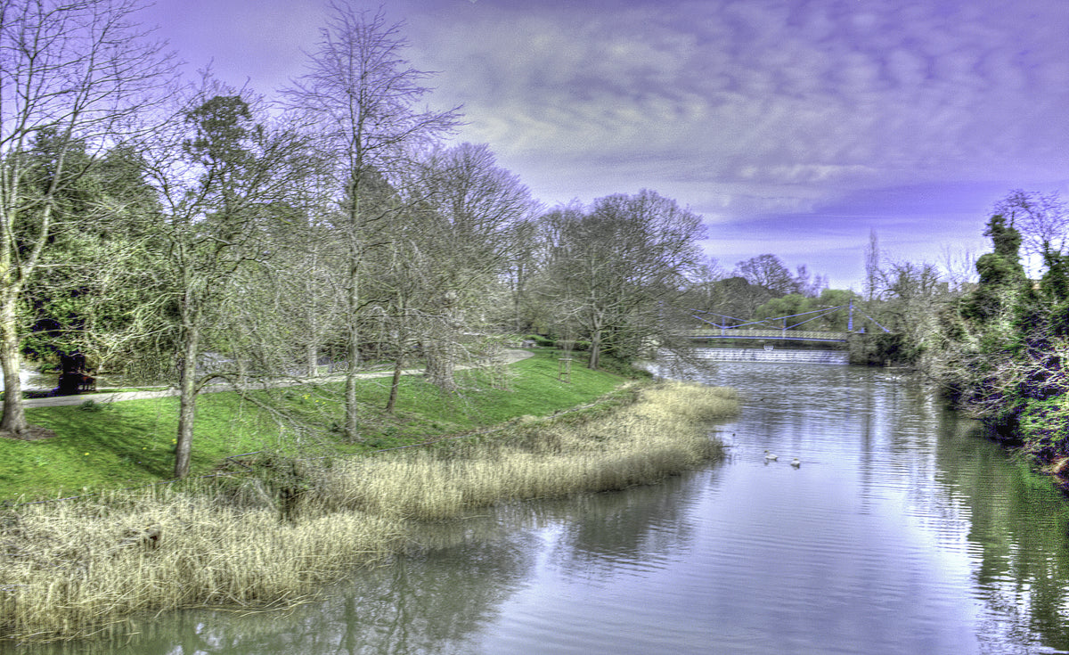 Jepherson Gardens River Leam in Springtime
