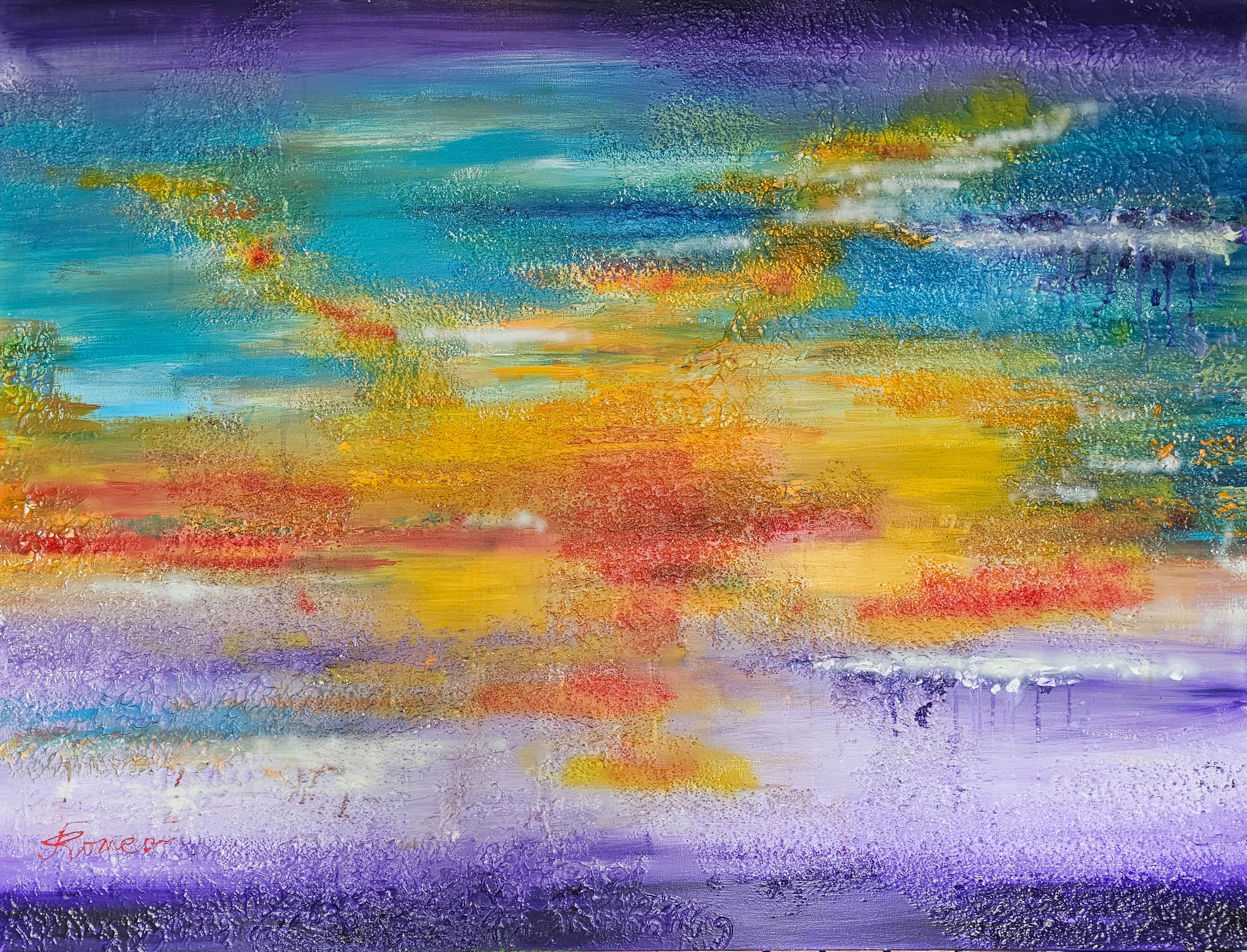 Hot hot hot my dear acrylic on canvas, 36X48 inch 91.5X122 cm SKU 1200