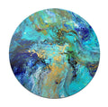 XL abstract round painting art