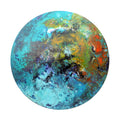 Round painting contemporary art