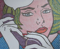 Girl on the (Purple Queen) phone