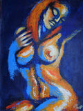Blue And Orange Relaxing Figure 1