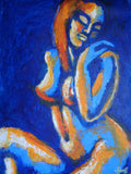 Blue And Orange Relaxing Figure 2