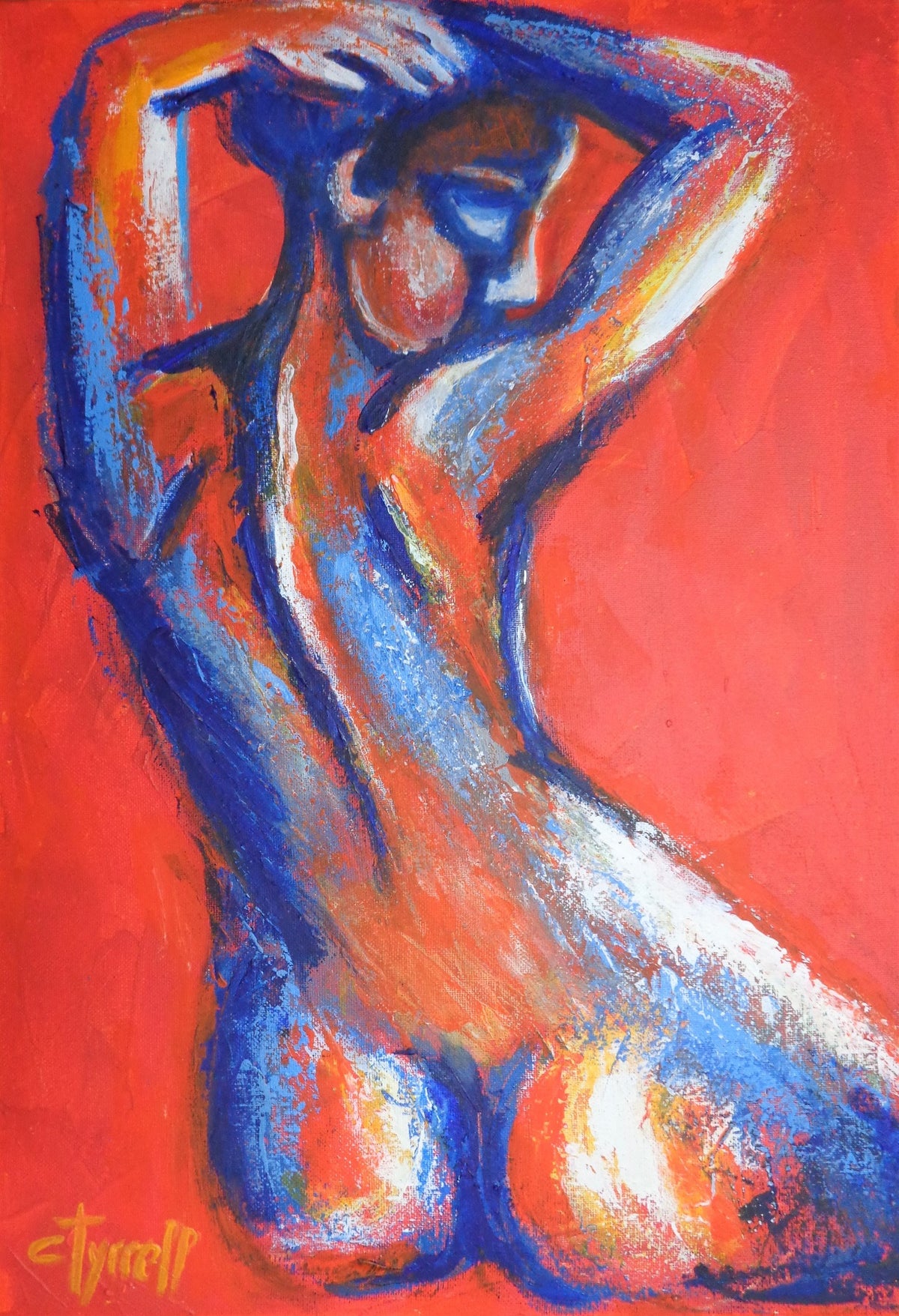 Orange Lady - Back
