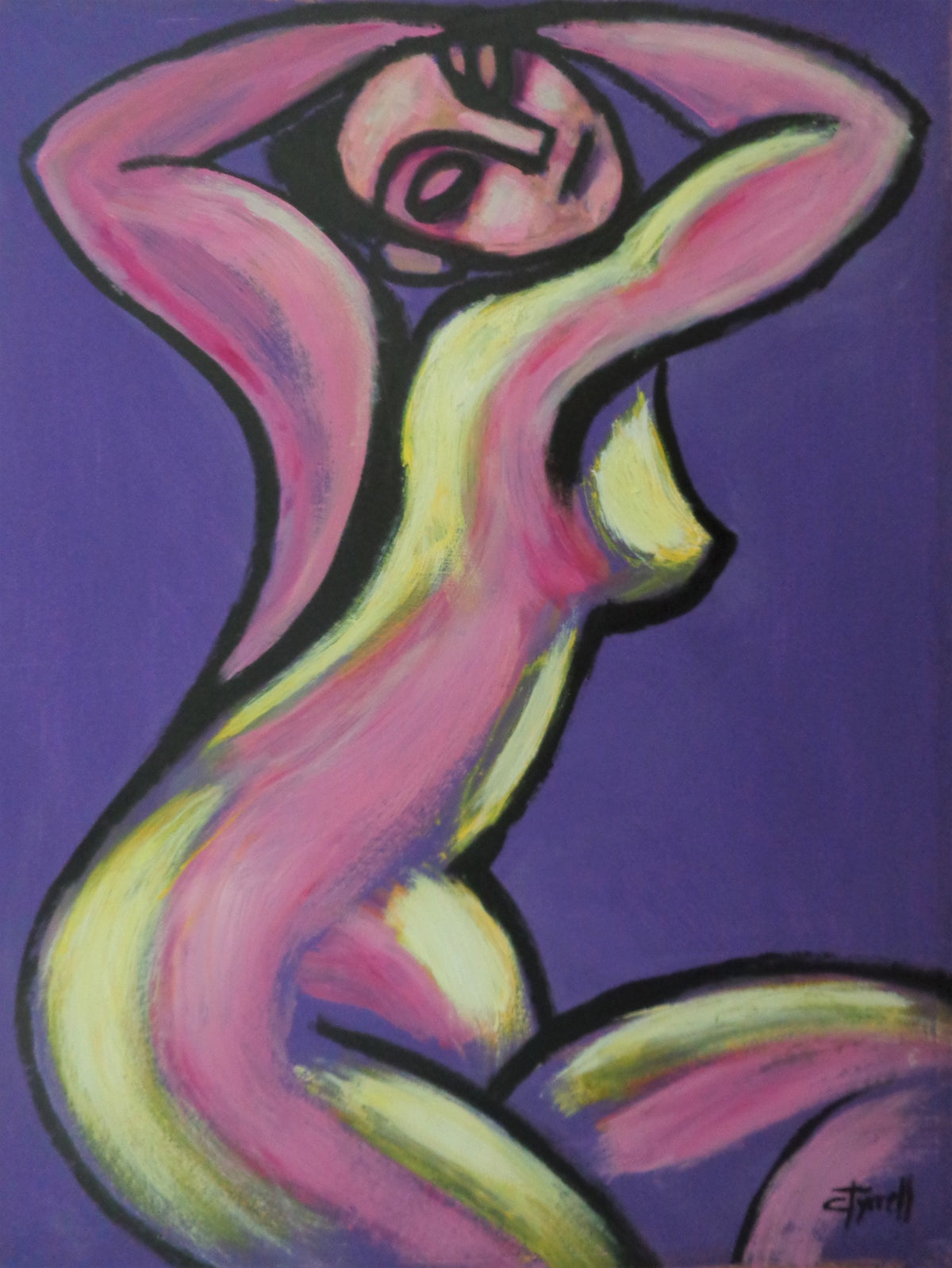 Purple And Yellow Figure