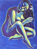 Midnight Blue Figure