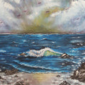 Seascape natural power beauty