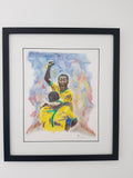 Pele Celebrating 1970 World Cup