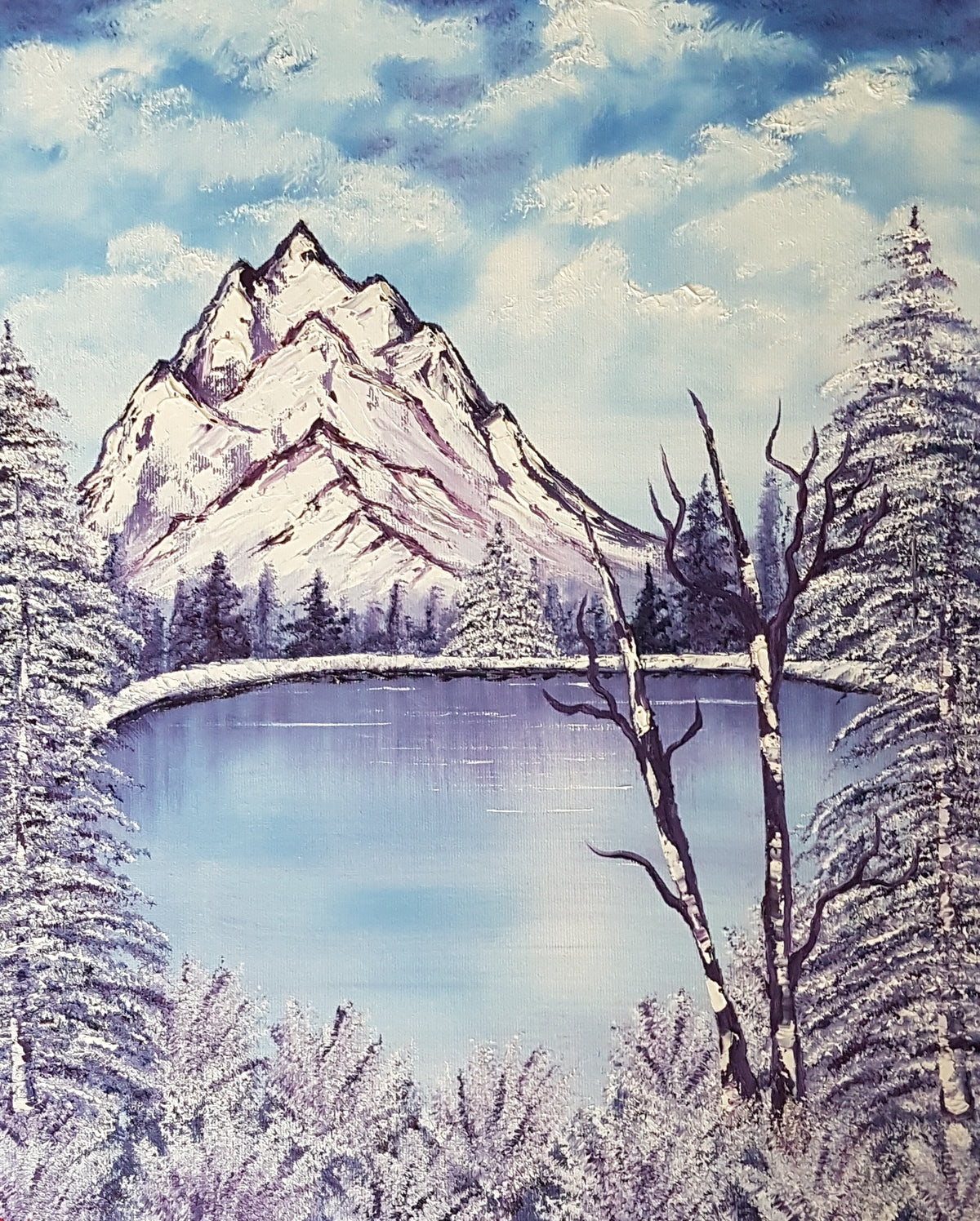 Winter serenity beauty