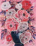 Posy in a vase red