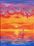 Sea sunset