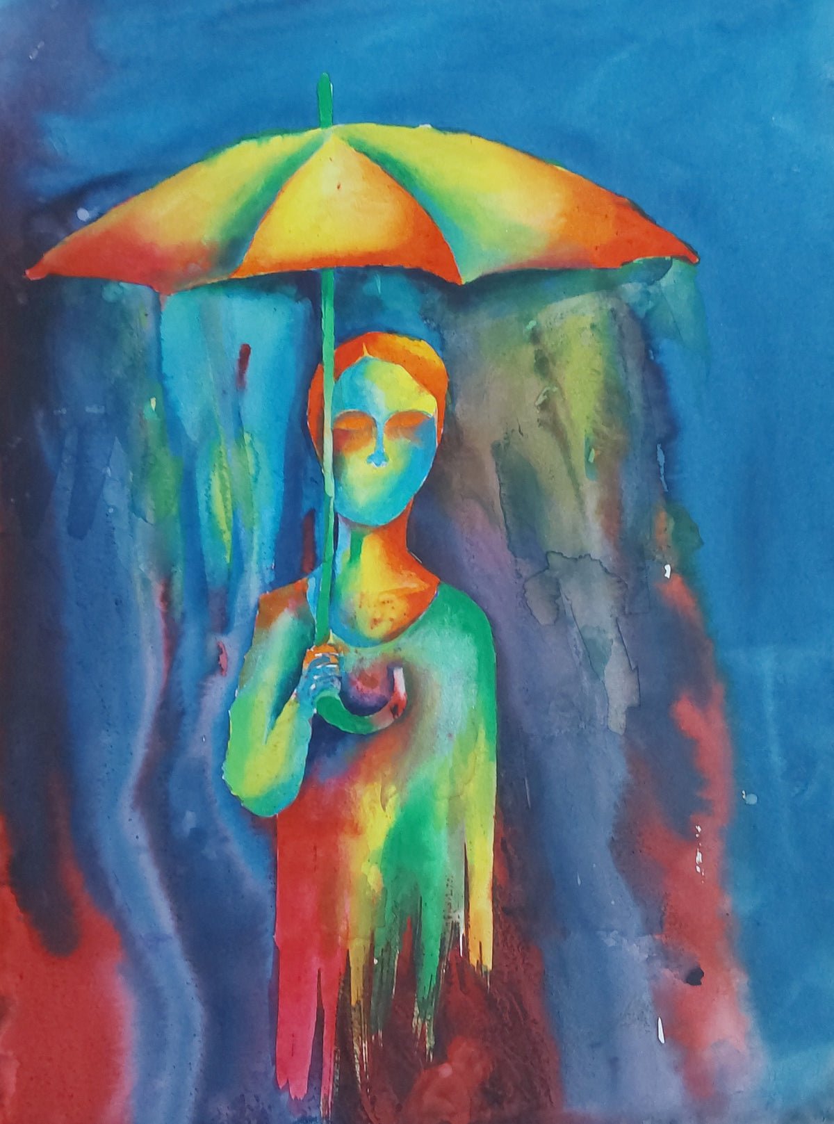 Here comes the rain again
