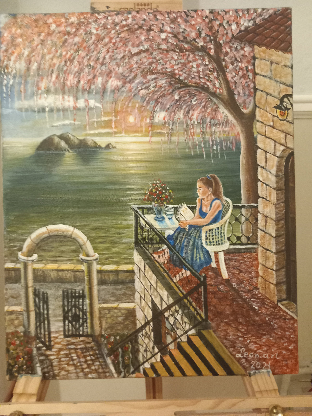 Reading daughter