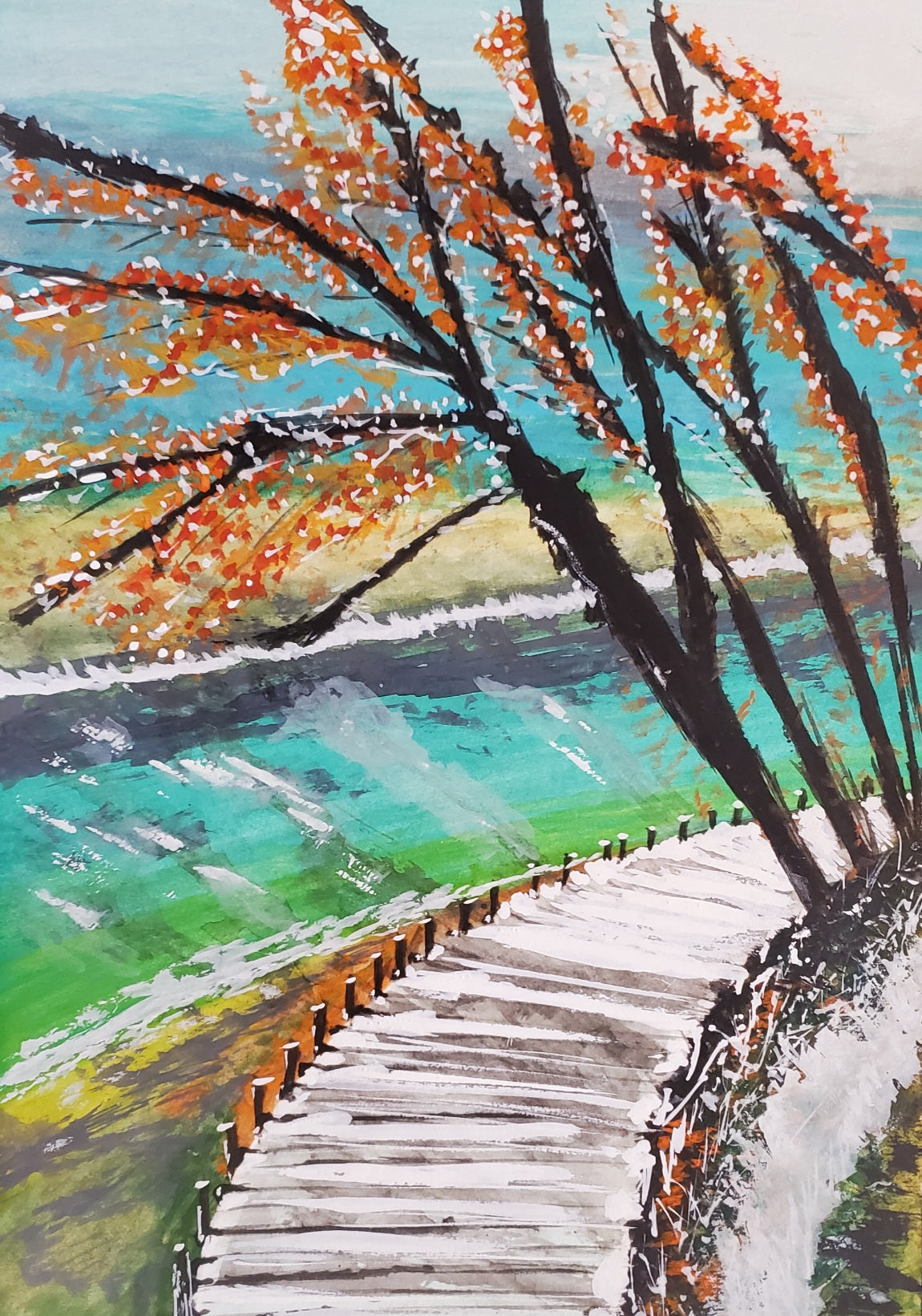 Bridgeside waterway