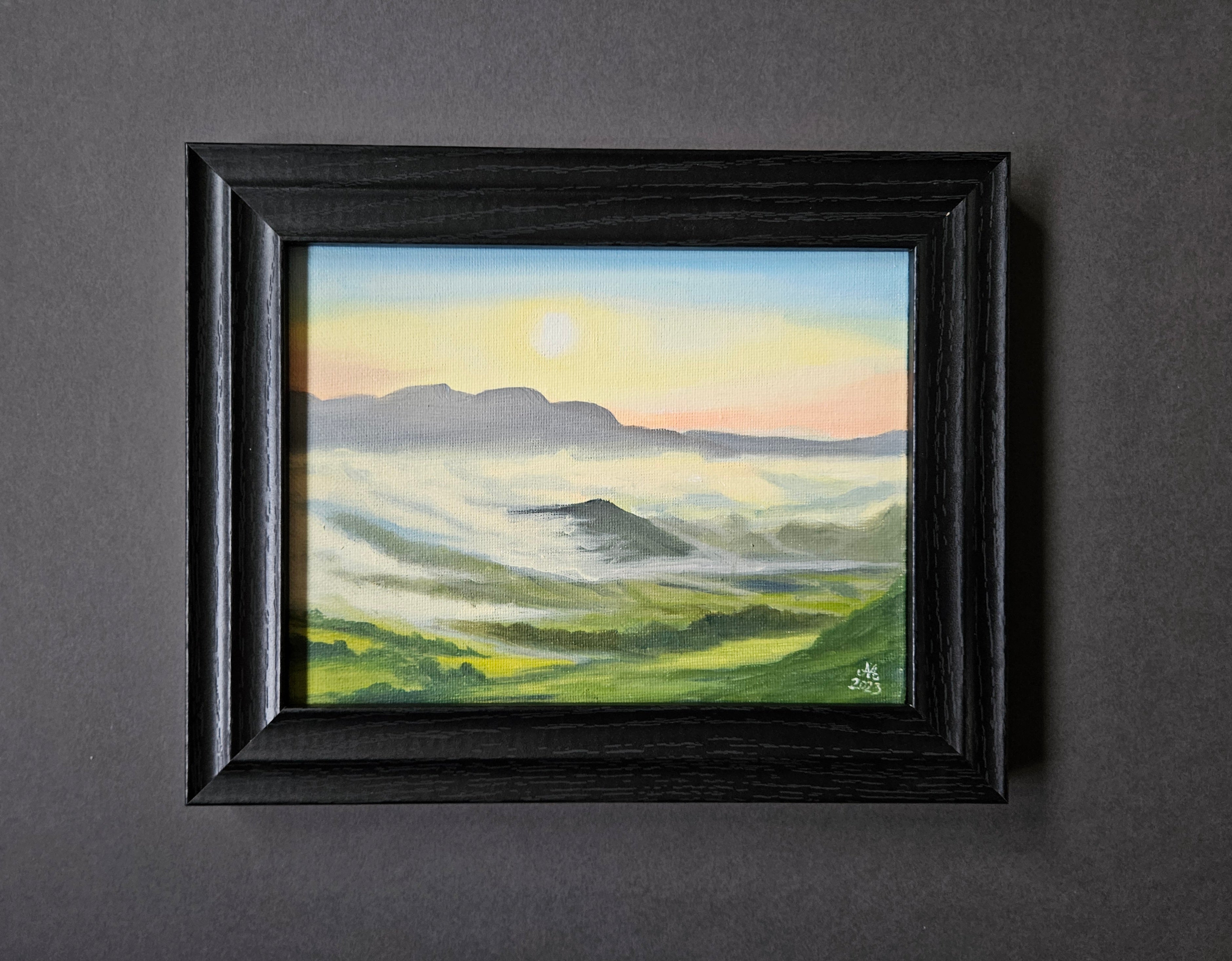 Sunrise over Ulpha valley