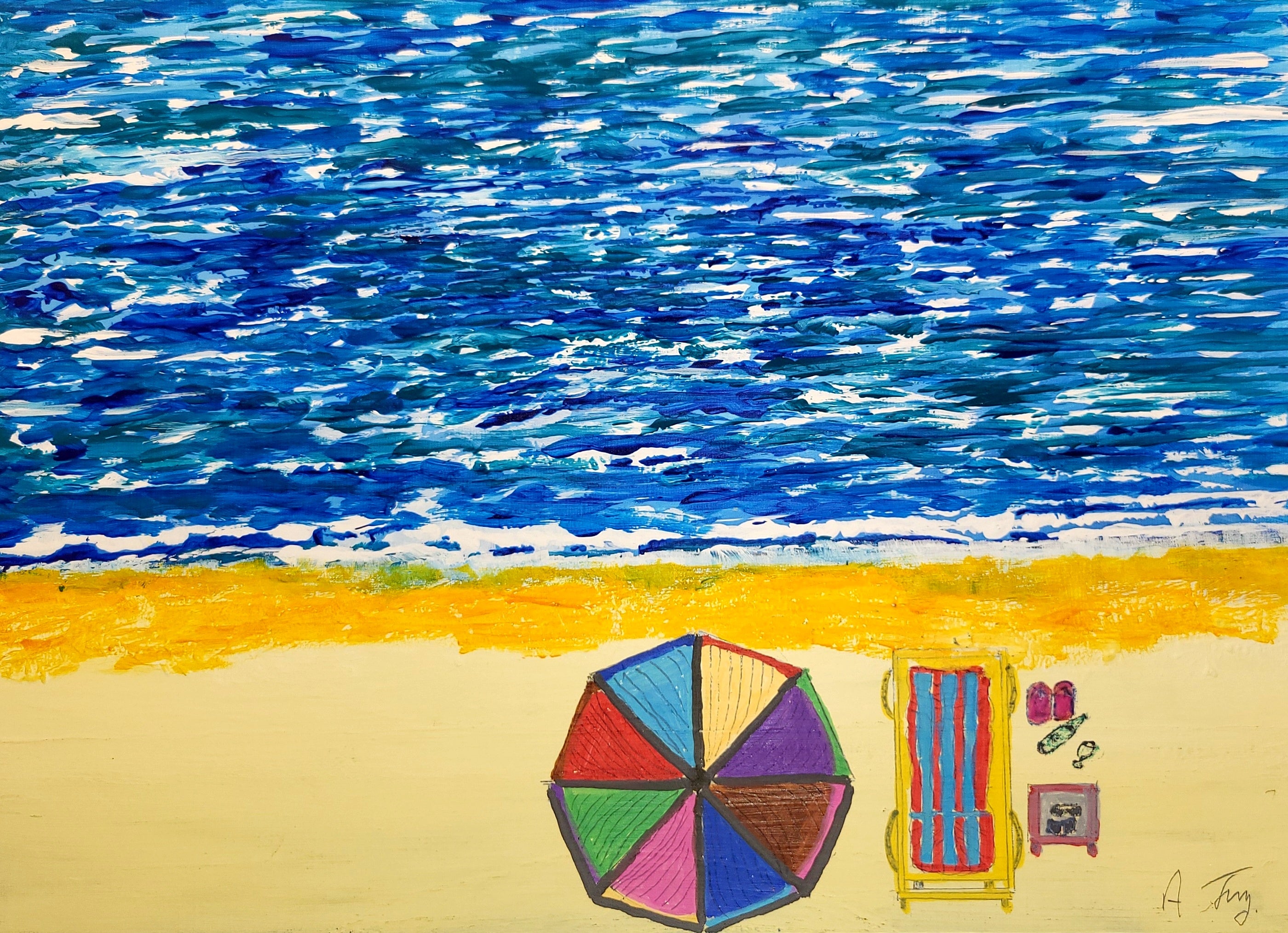Beach from above