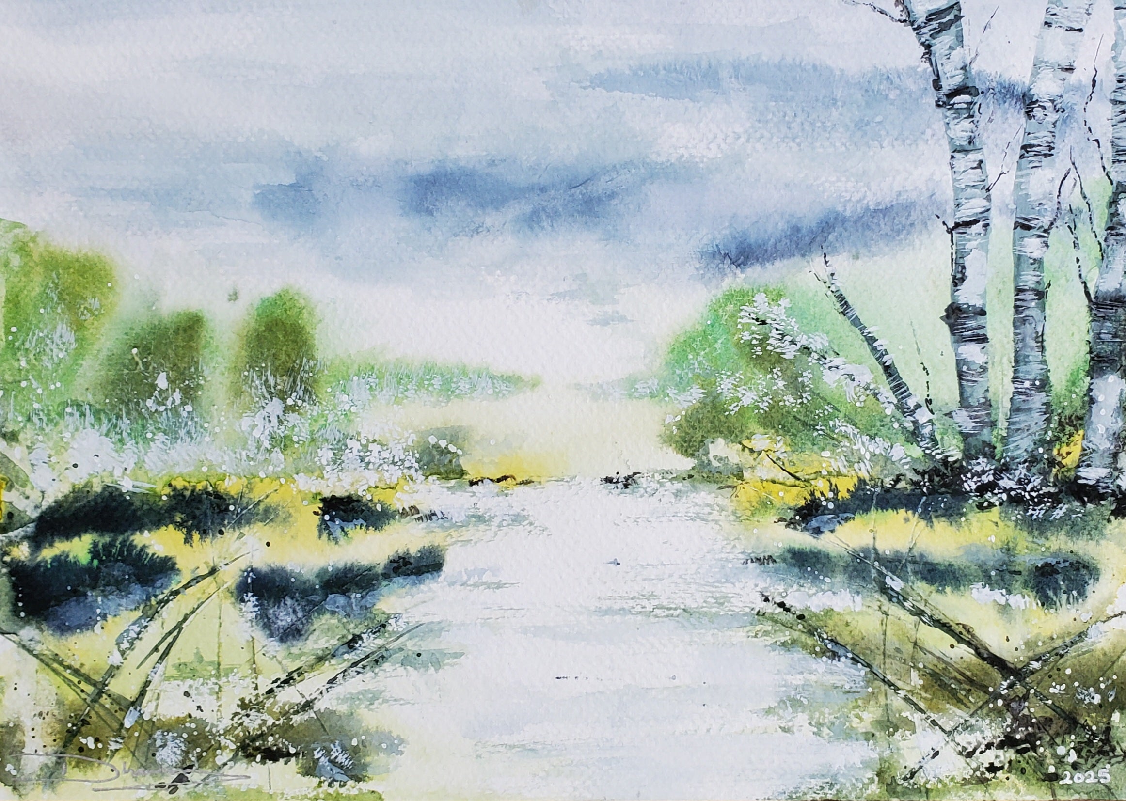 Bright Moments by the Birch