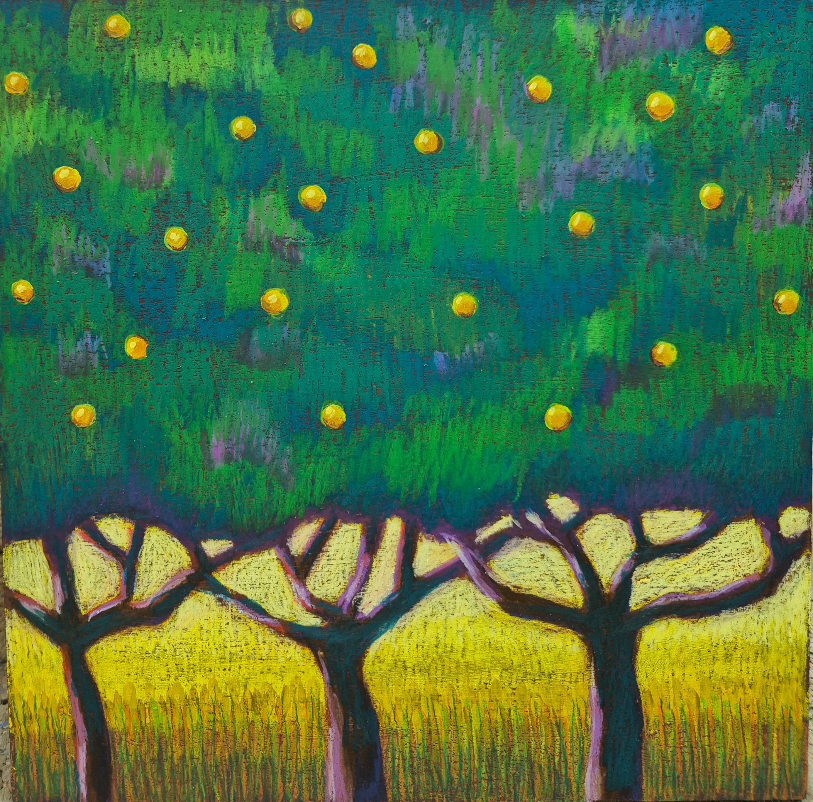 Yellow fruit trees