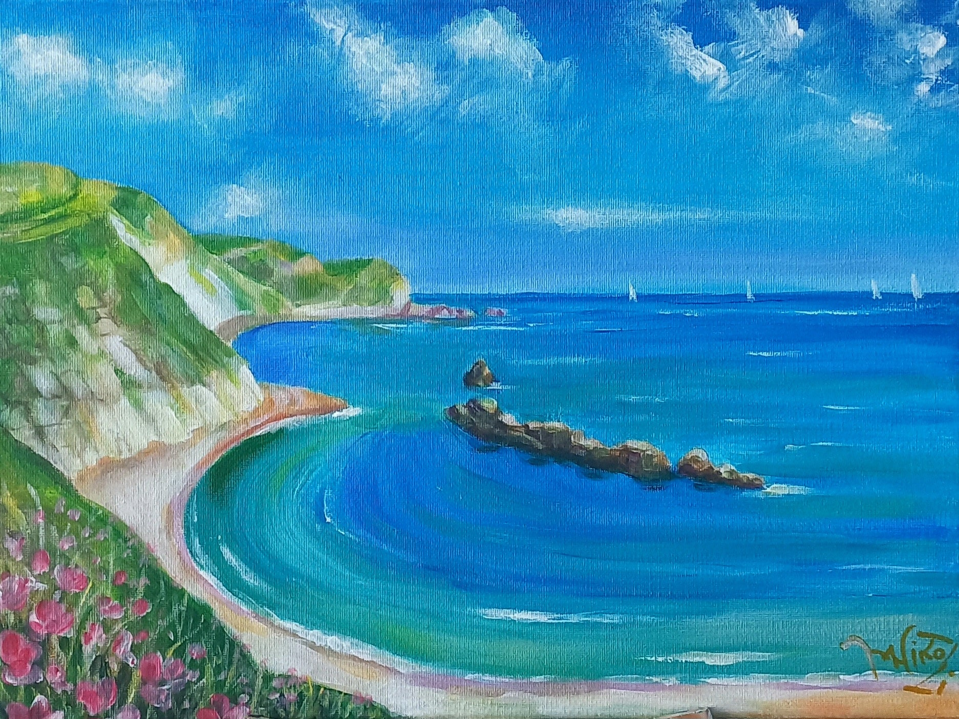 The Sea’s azure murmur