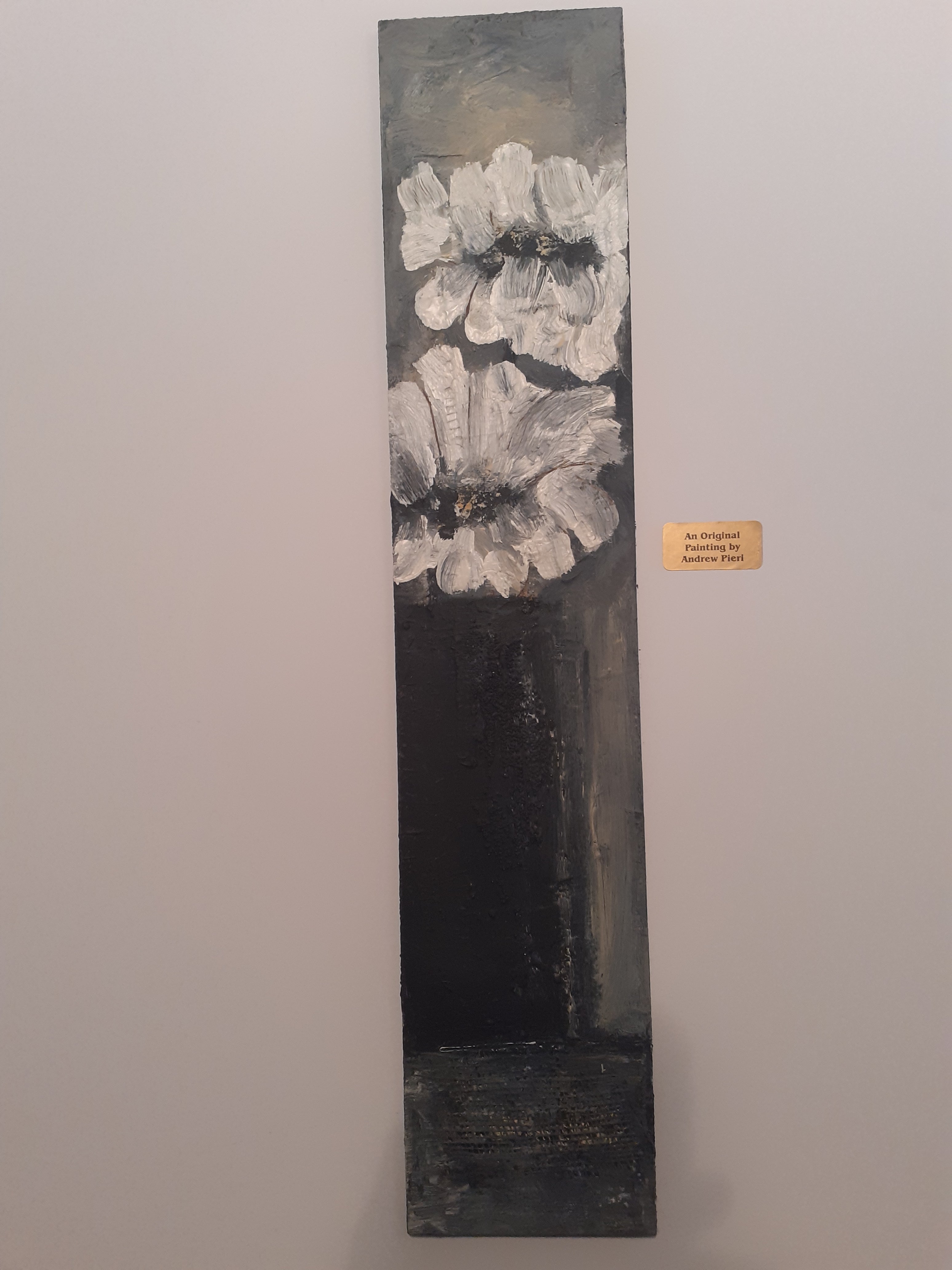 White flowers in black vase(2)