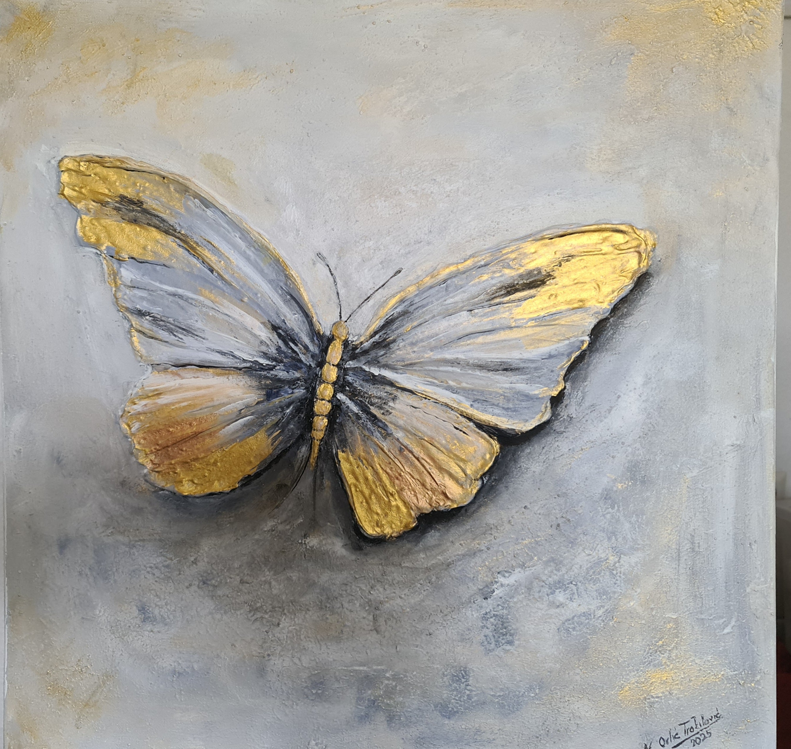 Goldene Schmetterling