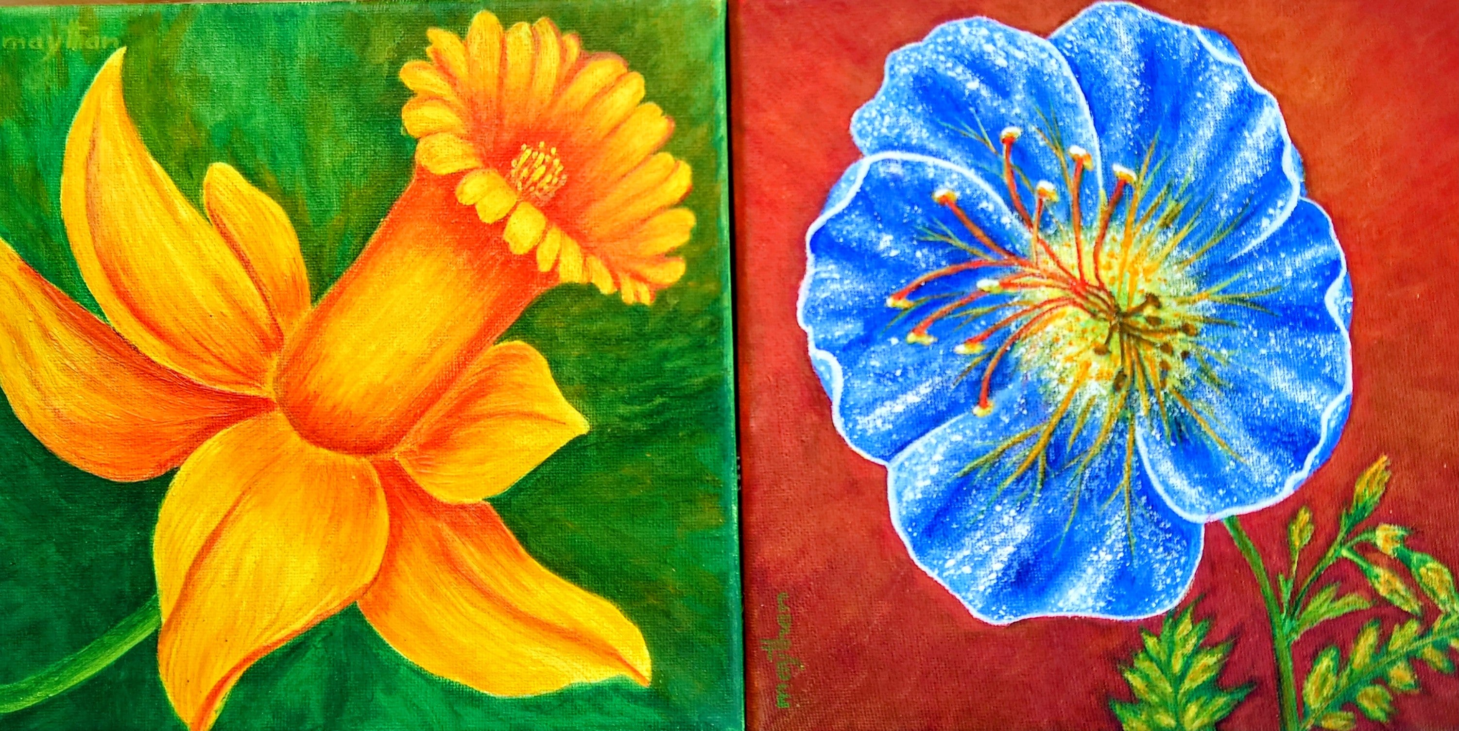 Flowers Diptych
