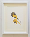Minimalist Gold & Black Artwork, Textured Fine Art, Modern Conceptual Wall Decor, Original Handmade Painting