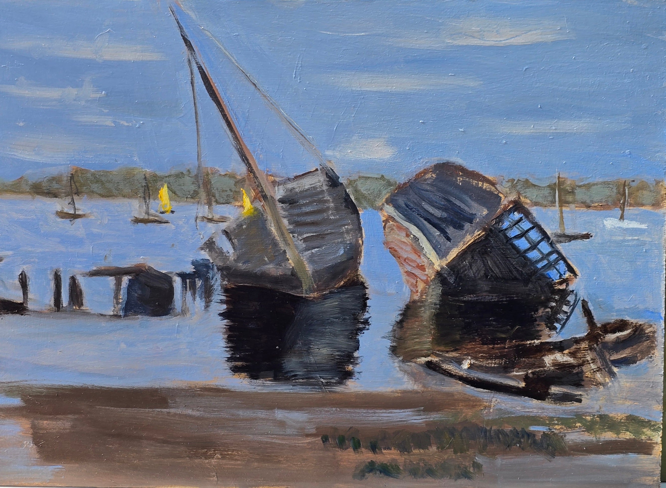 The Wrecks at Pin Mill
