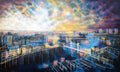 London Skyline Under A Dramatic Sunset